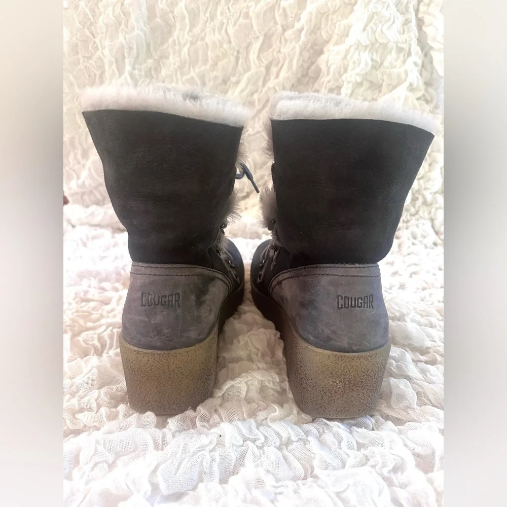 Cougar Dylan Waterproof Wedge Mid-Calf Boots Size 8 EU38.5 - Picture 5 of 10